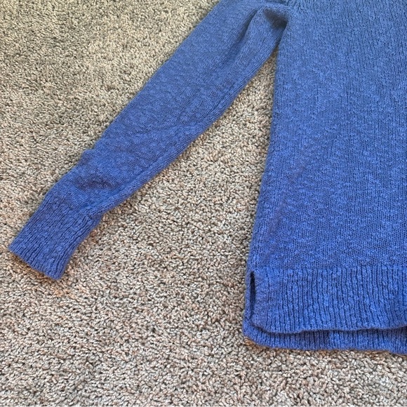 J. Crew Periwinkle Blue V-Neck Knit Sweater Size Extra Small - Picture 5 of 8